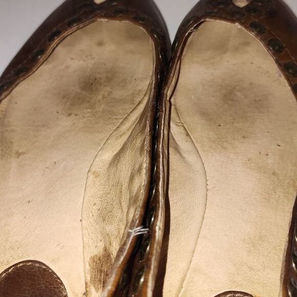 Frye Emma Honeycomb Studded Flats size 8 - Picture 7 of 9